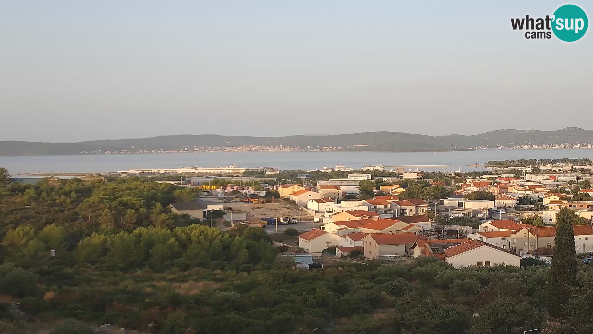 Panorama de la Webcam del Puerto Gazenica de Zadar, Zadar, Croacia