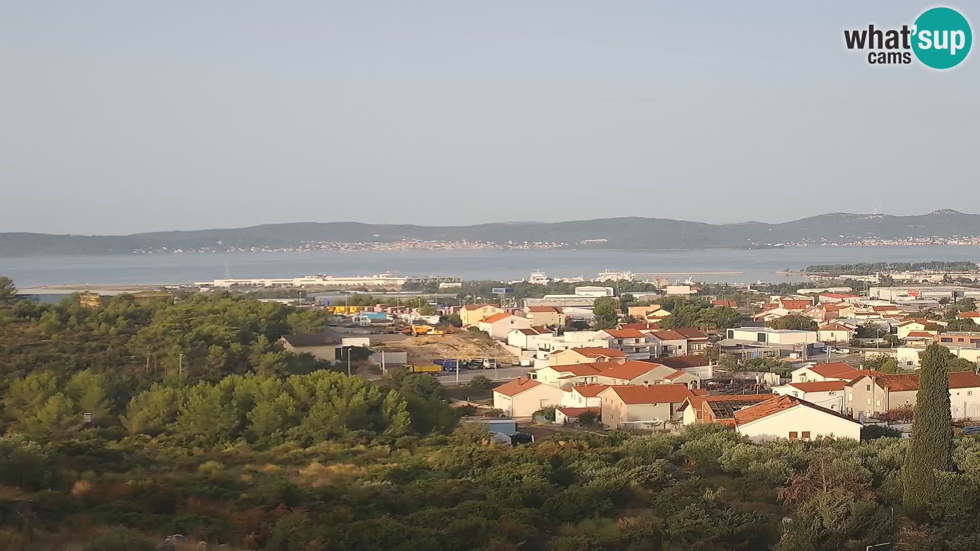 Panorama de la Webcam del Puerto Gazenica de Zadar, Zadar, Croacia