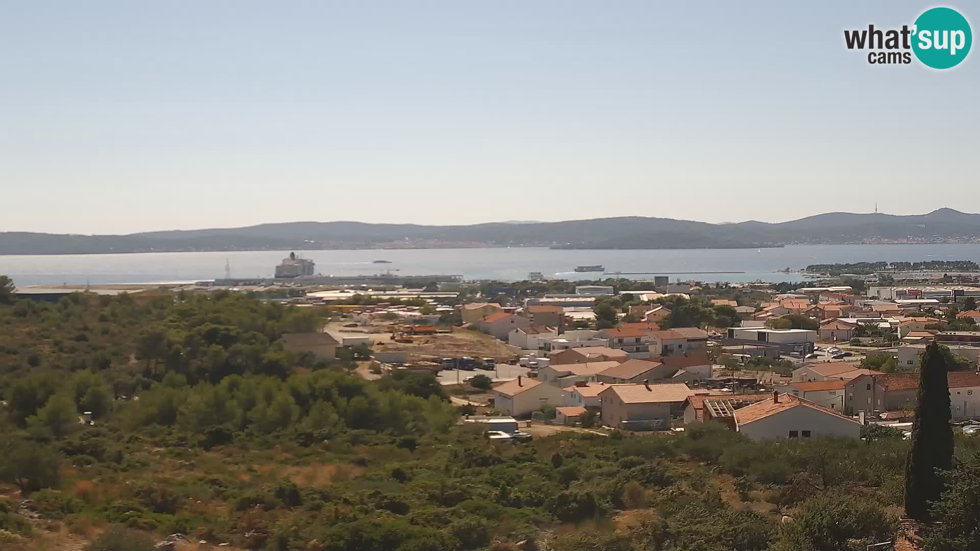 Panorama de la Webcam del Puerto Gazenica de Zadar, Zadar, Croacia