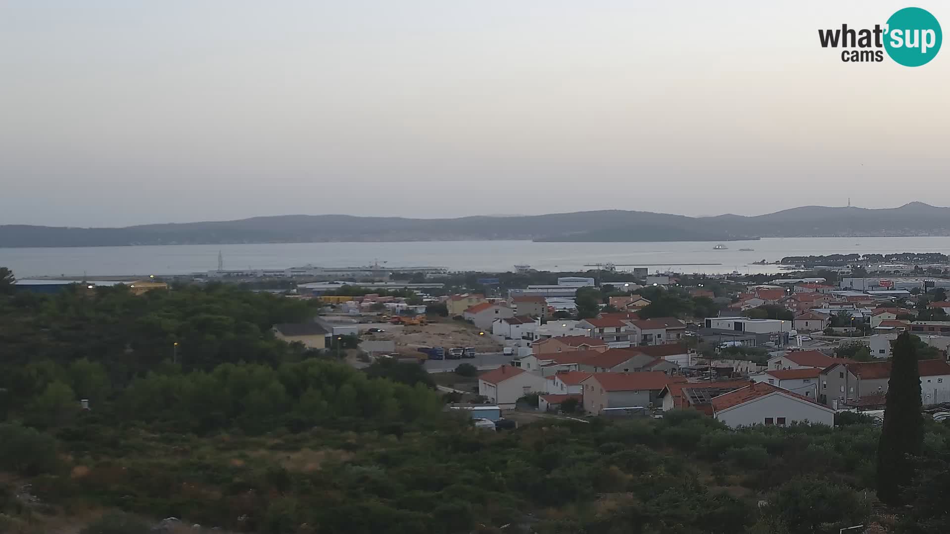 Panoramska web kamera Luke Gaženica u Zadru, Hrvatska
