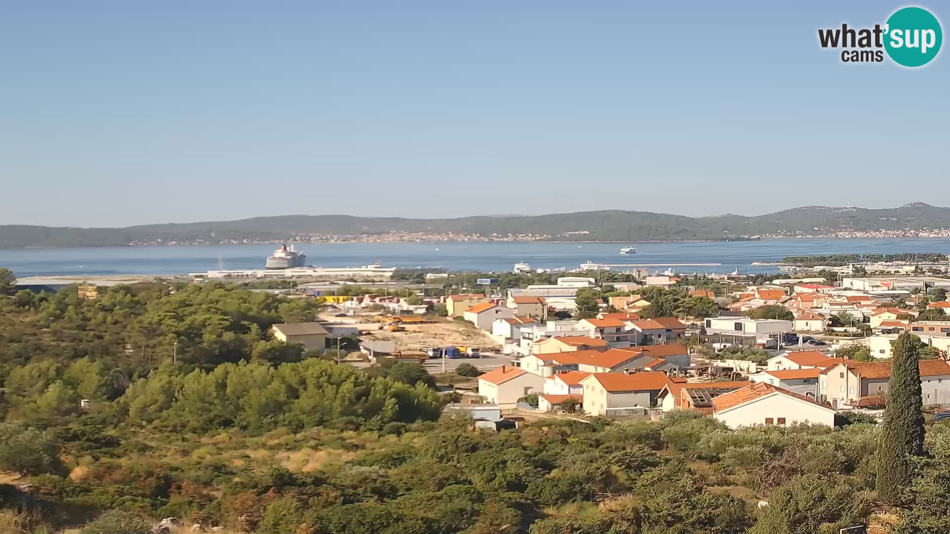 Panoramska web kamera Luke Gaženica u Zadru, Hrvatska
