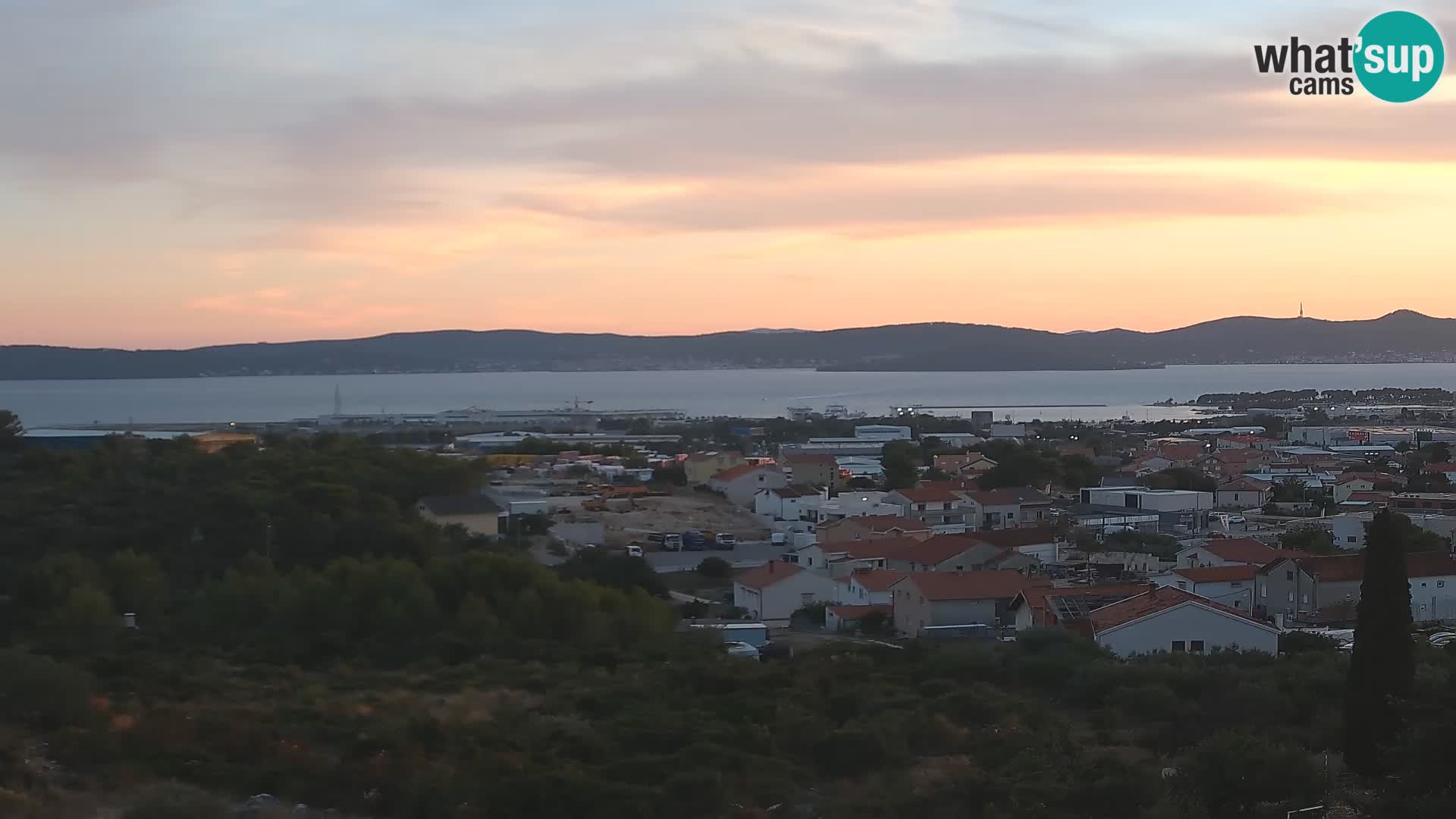 Zadar Port Gazenica Webcam Panorama, Zadar, Croatie