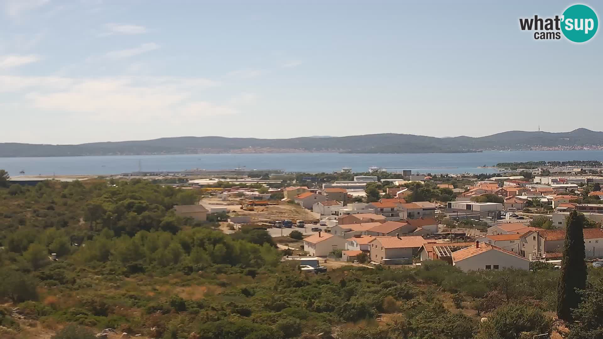 Panorama de la Webcam del Puerto Gazenica de Zadar, Zadar, Croacia