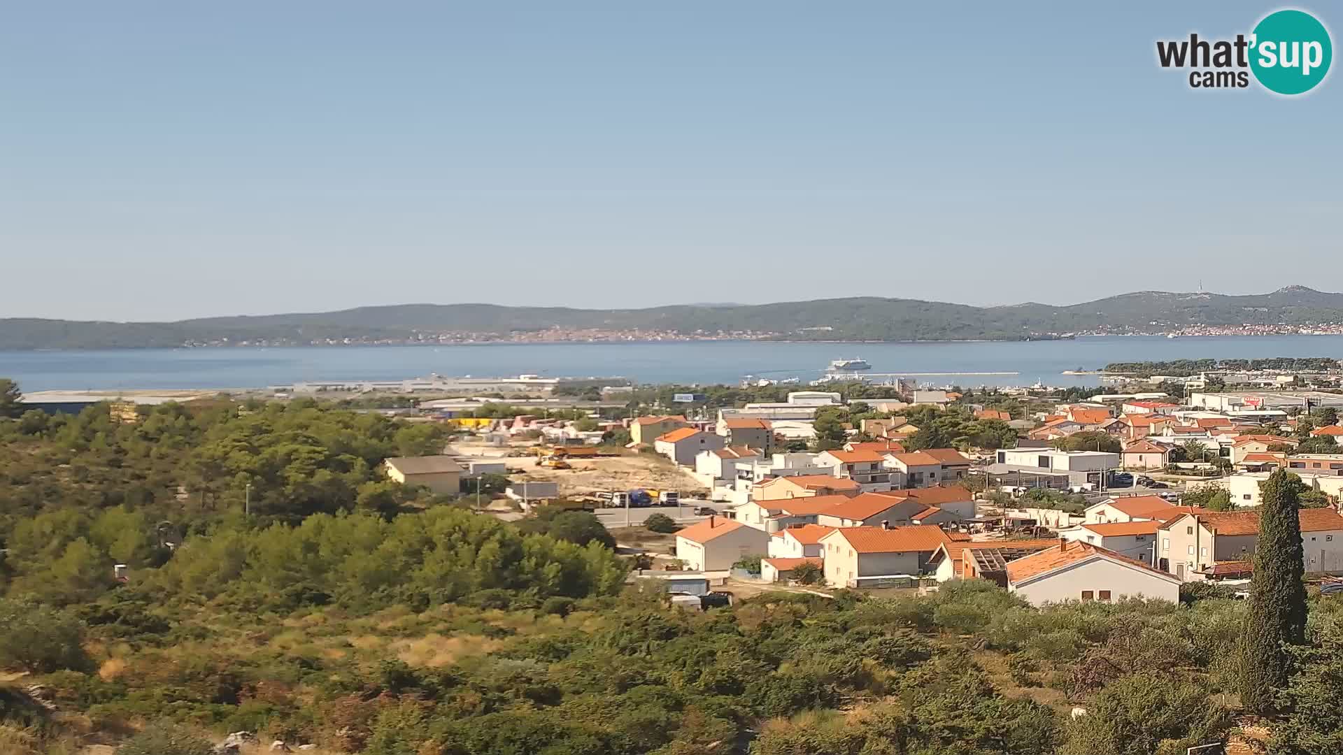Zadar Port Gazenica Webcam Panorama, Zadar, Kroatien