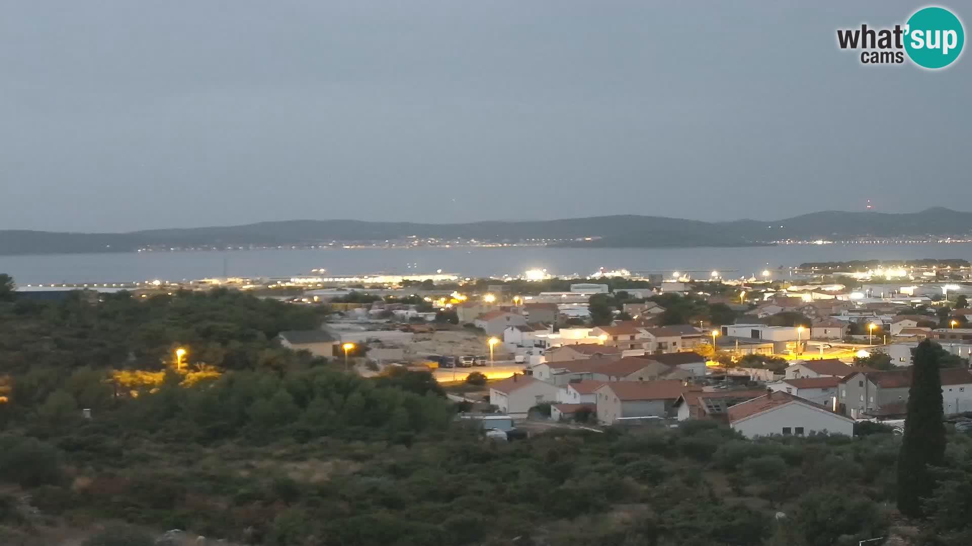 Panoramska web kamera Luke Gaženica u Zadru, Hrvatska