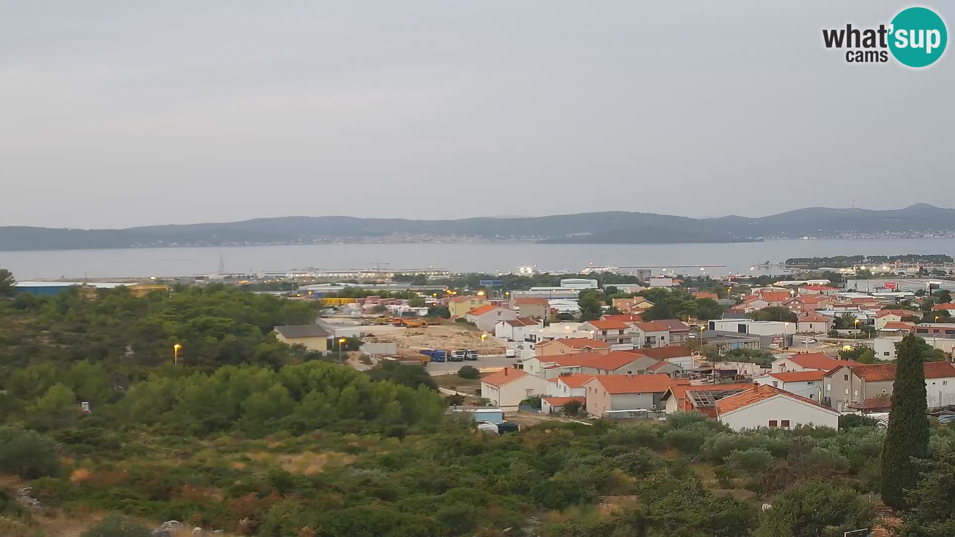 Panorama de la Webcam del Puerto Gazenica de Zadar, Zadar, Croacia