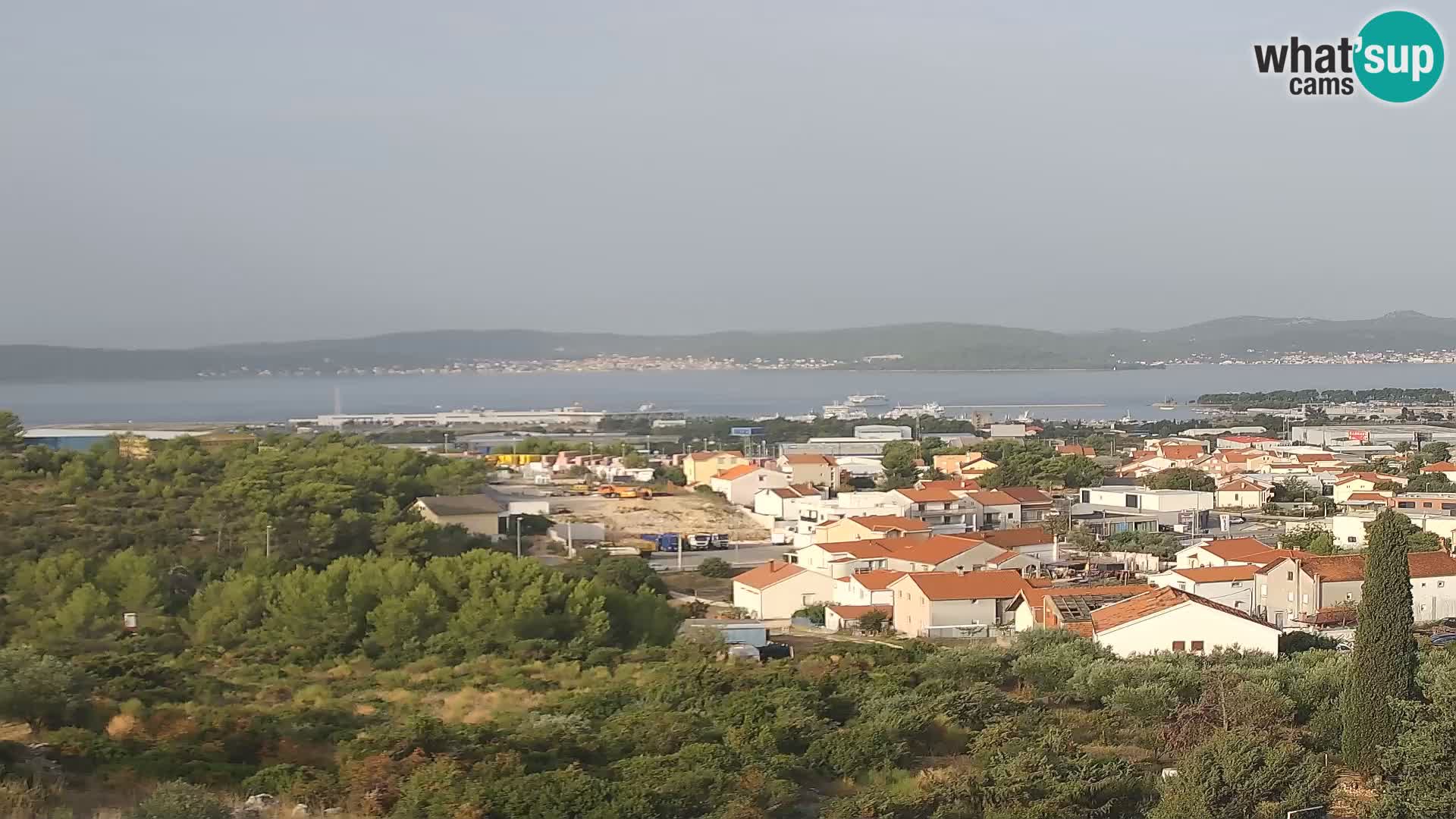 Zadar Pristanišče Gazenica s panoramsko spletno kamero, Zadar, Hrvaška