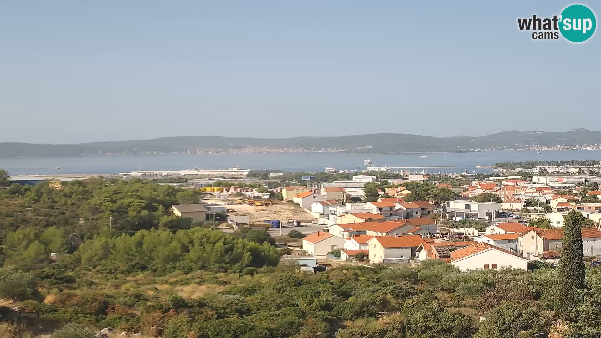 Panoramska web kamera Luke Gaženica u Zadru, Hrvatska