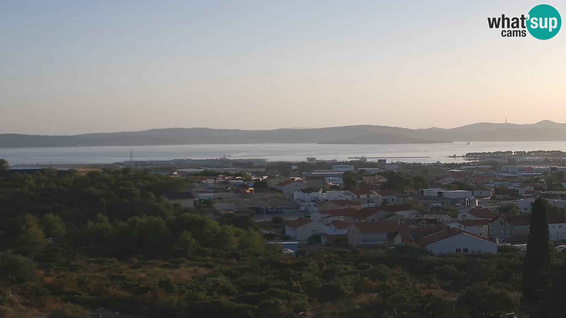 Panorama de la Webcam del Puerto Gazenica de Zadar, Zadar, Croacia
