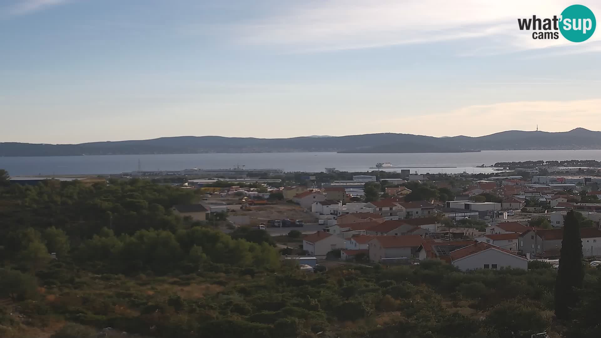 Panorama de la Webcam del Puerto Gazenica de Zadar, Zadar, Croacia