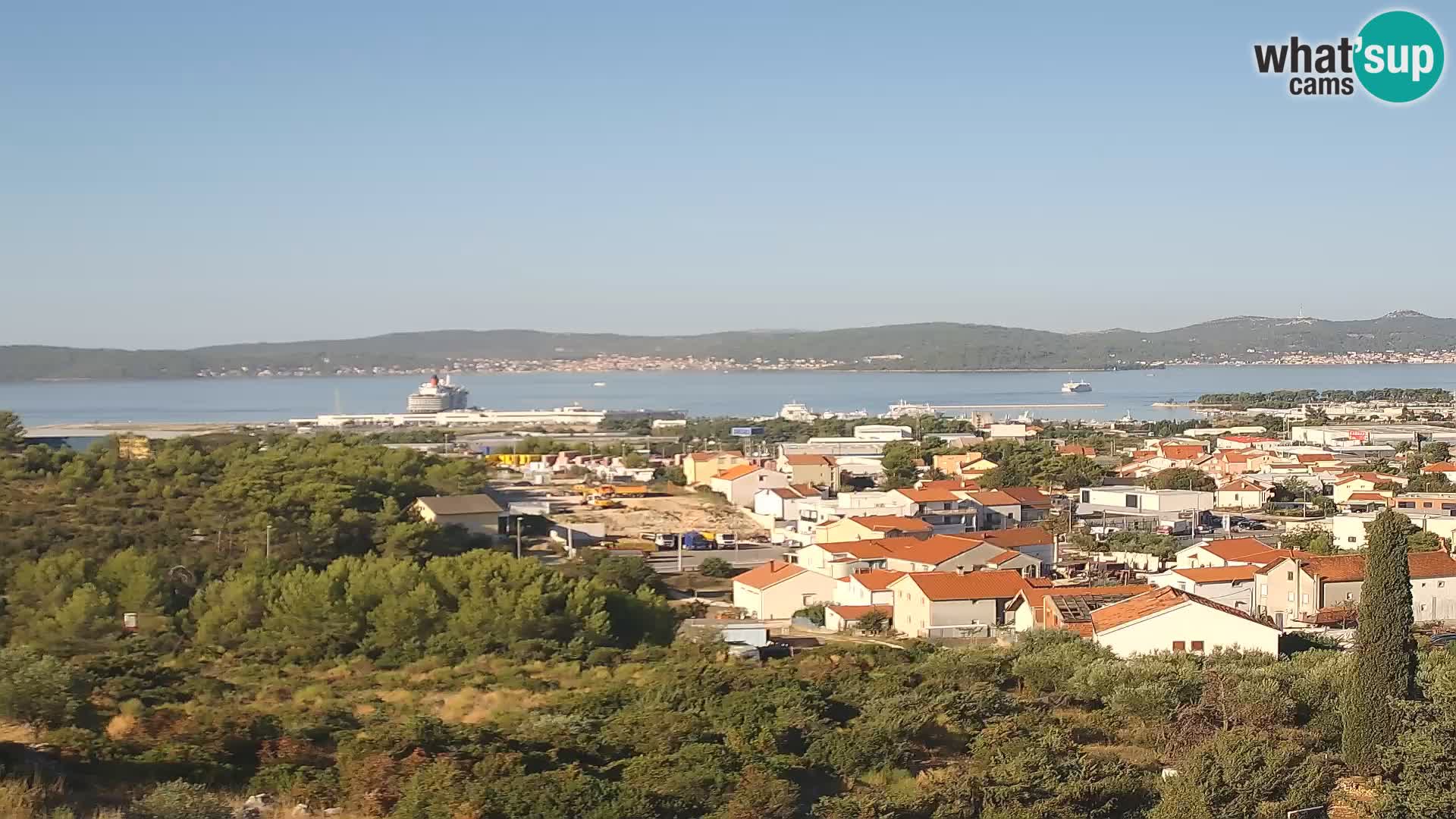 Panoramska web kamera Luke Gaženica u Zadru, Hrvatska