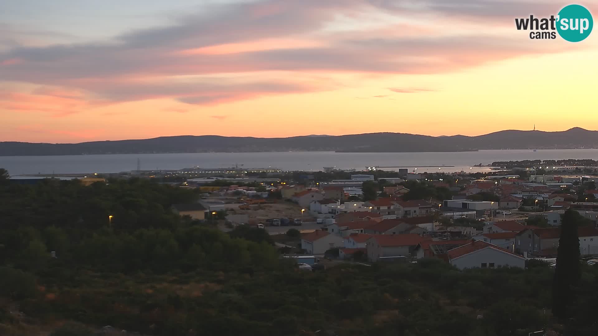 Zadar Port Gazenica Webcam Panorama, Zadar, Kroatien