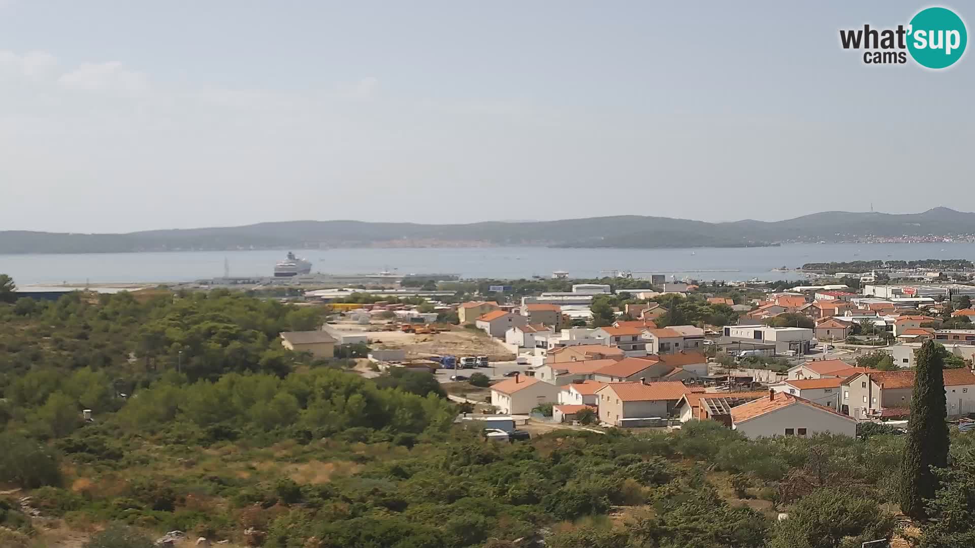Zadar Port Gazenica Webcam Panorama, Zadar, Kroatien