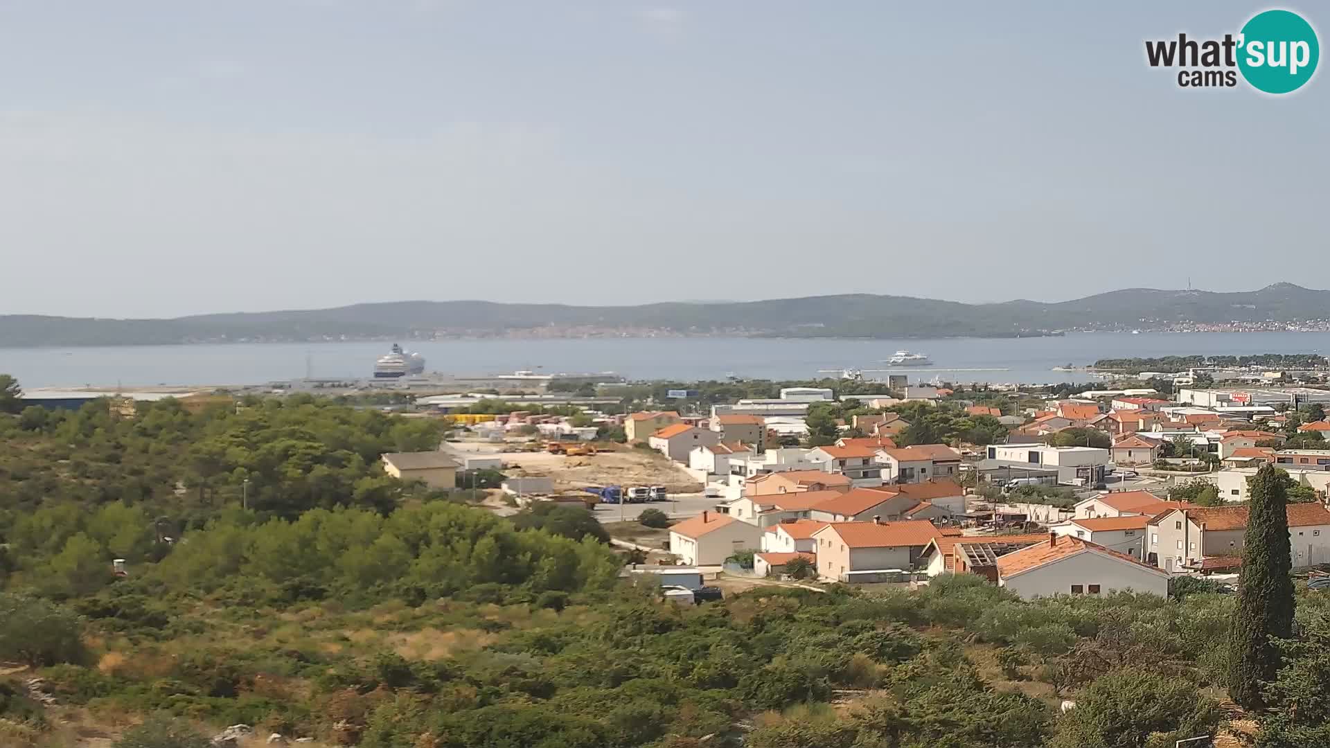 Zadar Port Gazenica Webcam Panorama, Zadar, Kroatien
