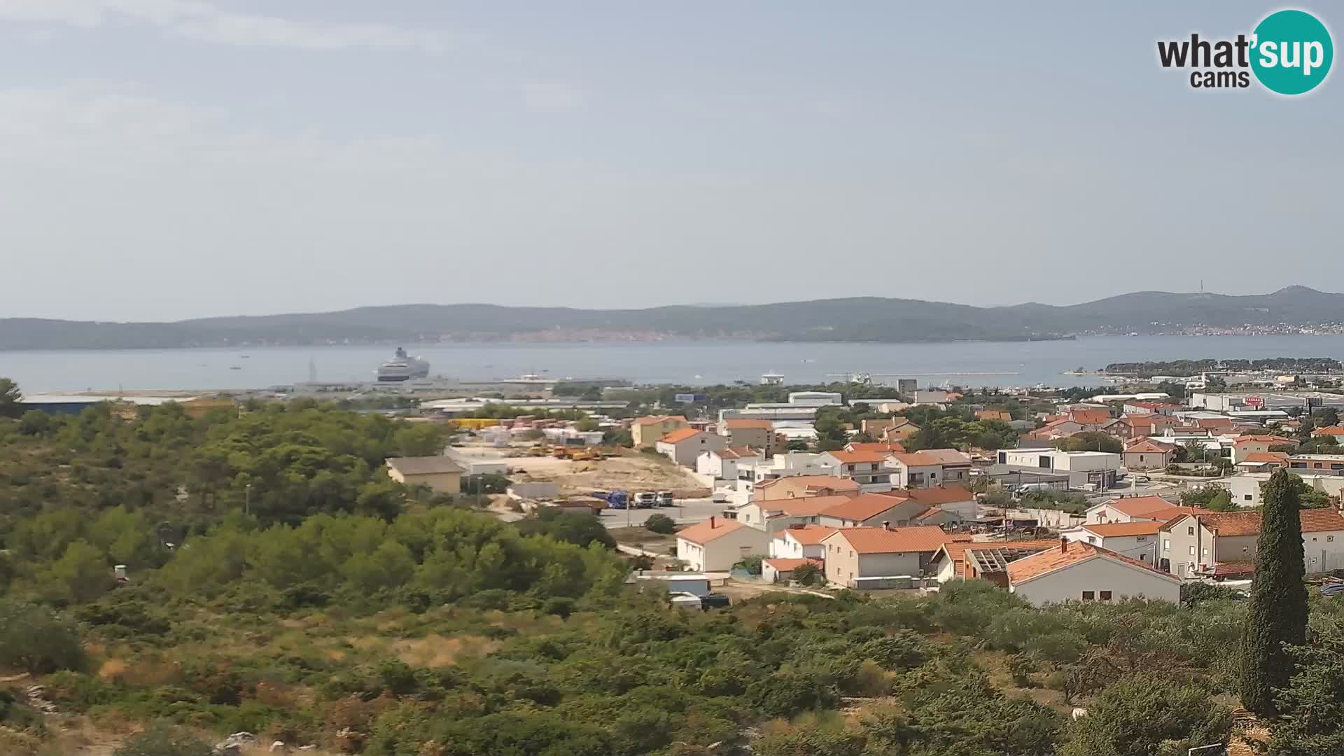 Zadar Port Gazenica Webcam Panorama, Zadar, Kroatien