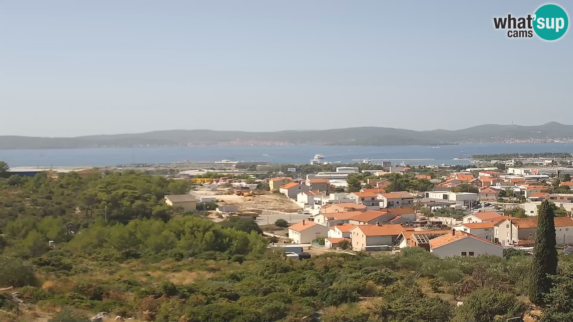 Zadar Port Gazenica Webcam Panorama, Zadar, Kroatien