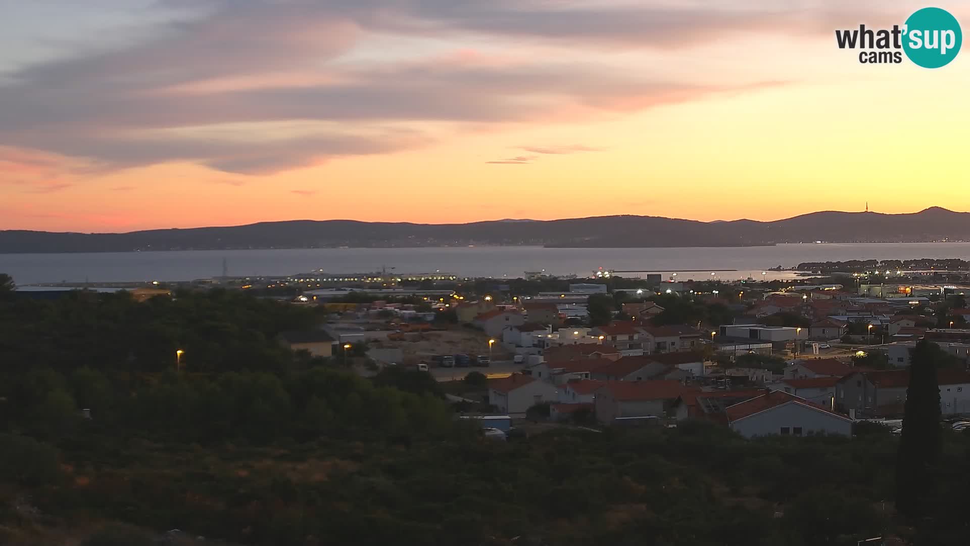 Panoramska web kamera Luke Gaženica u Zadru, Hrvatska
