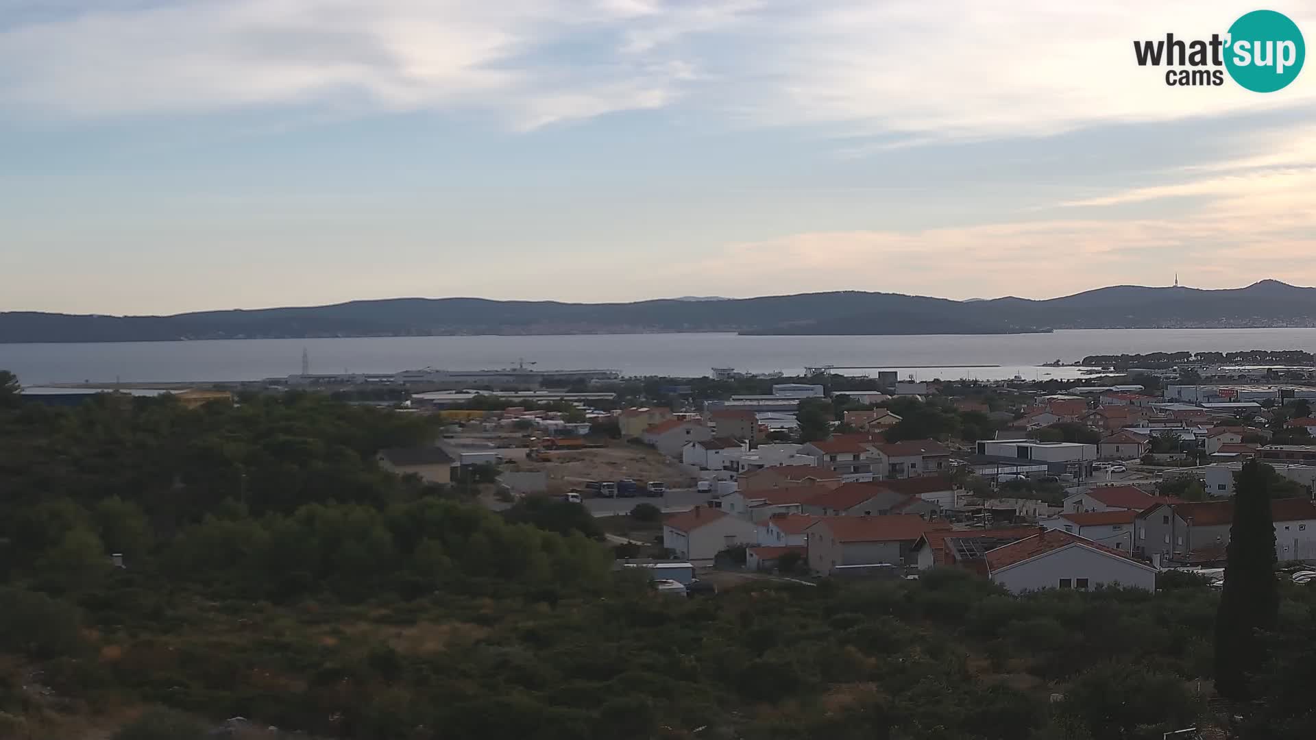 Panorama de la Webcam del Puerto Gazenica de Zadar, Zadar, Croacia