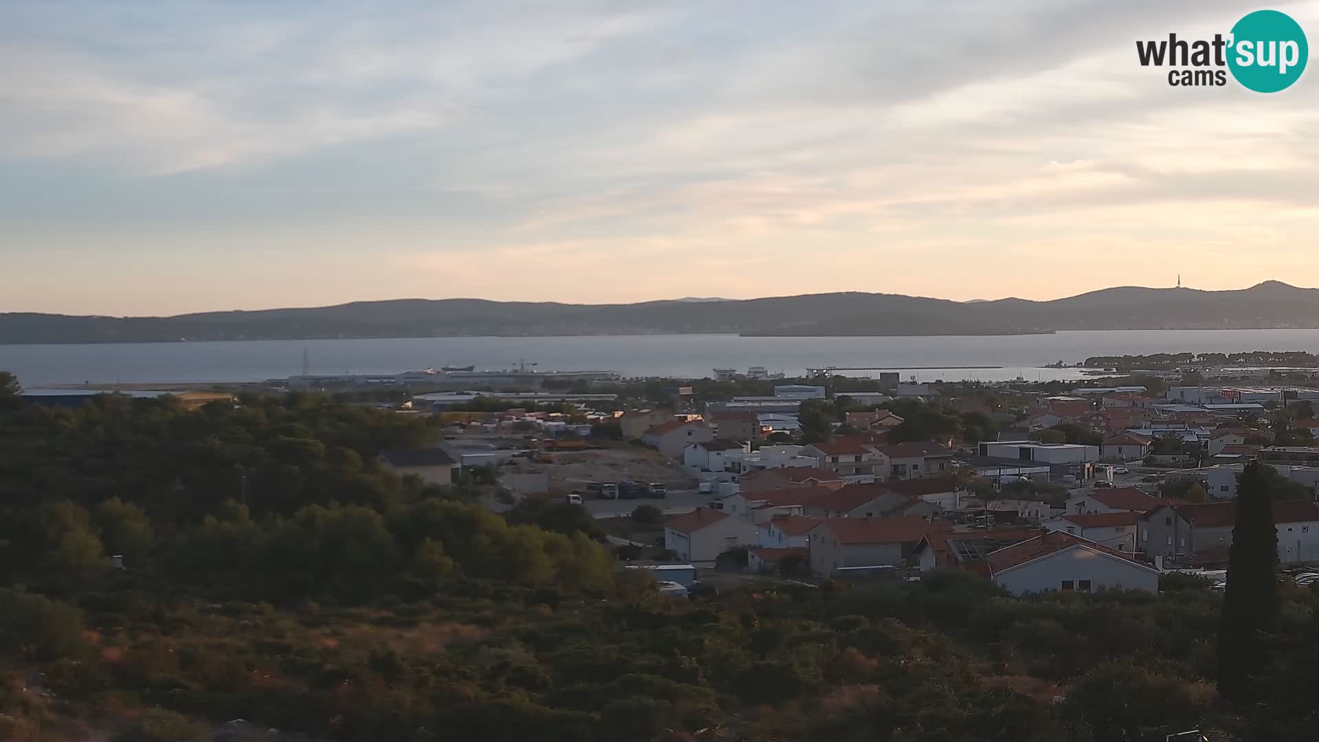 Zadar Pristanišče Gazenica s panoramsko spletno kamero, Zadar, Hrvaška