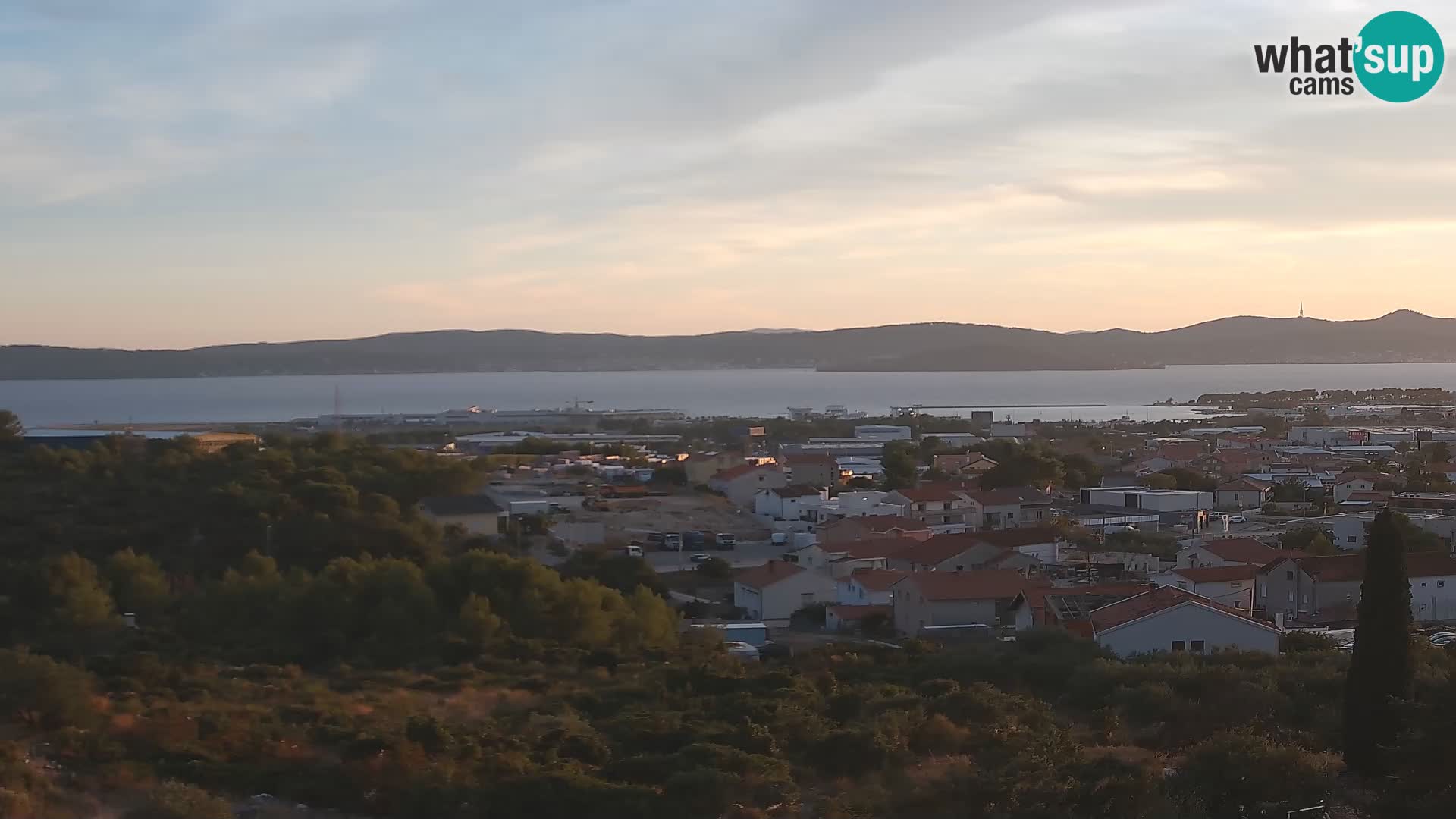 Panorama de la Webcam del Puerto Gazenica de Zadar, Zadar, Croacia