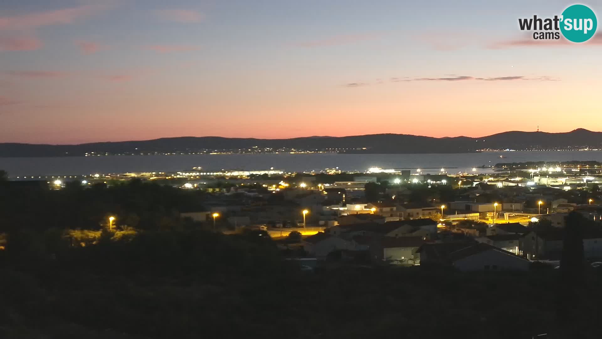 Panorama de la Webcam del Puerto Gazenica de Zadar, Zadar, Croacia