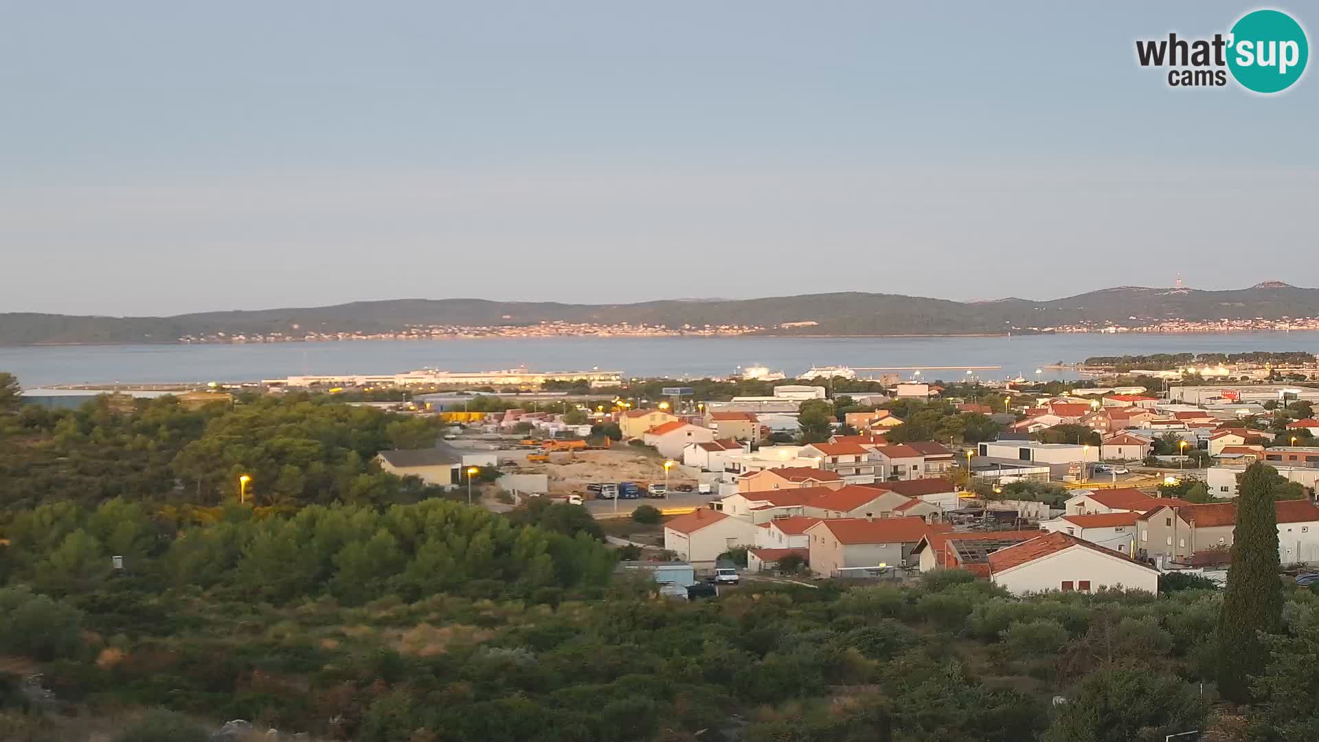 Panorama de la Webcam del Puerto Gazenica de Zadar, Zadar, Croacia