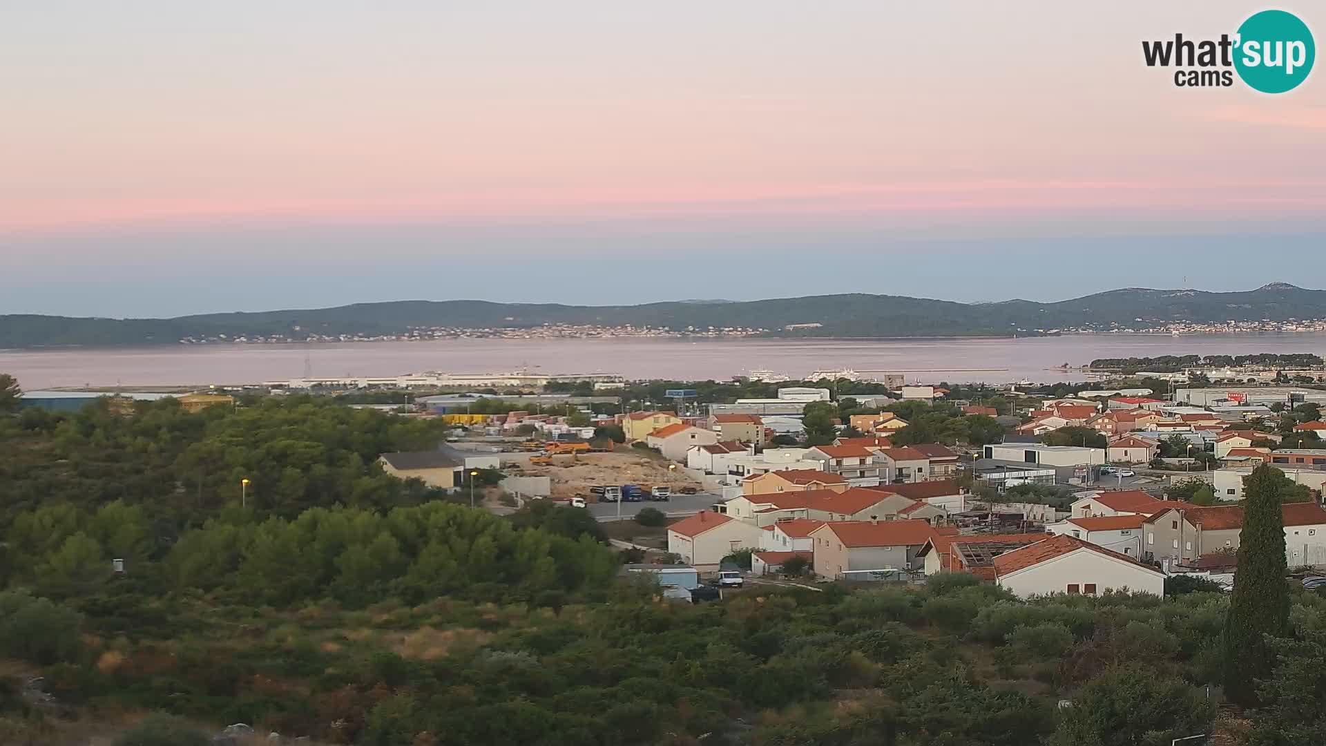 Panoramska web kamera Luke Gaženica u Zadru, Hrvatska