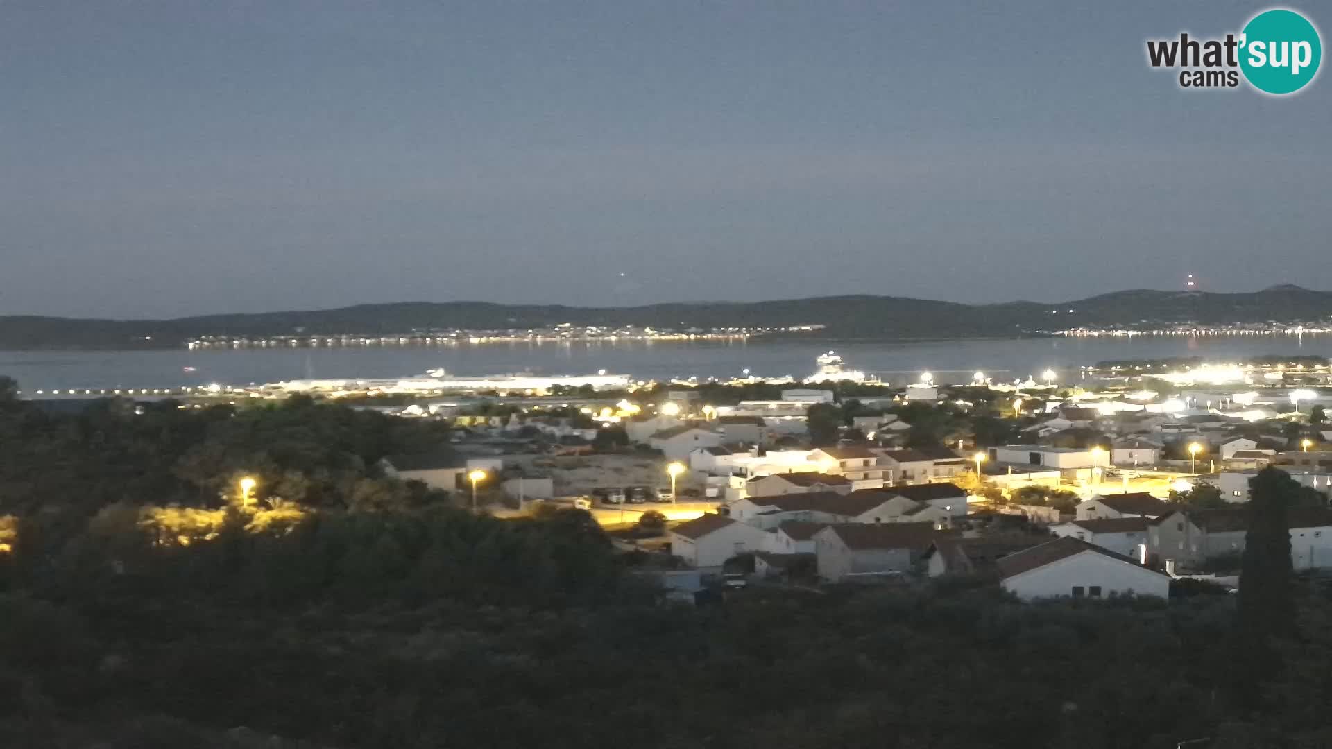 Zadar Pristanišče Gazenica s panoramsko spletno kamero, Zadar, Hrvaška
