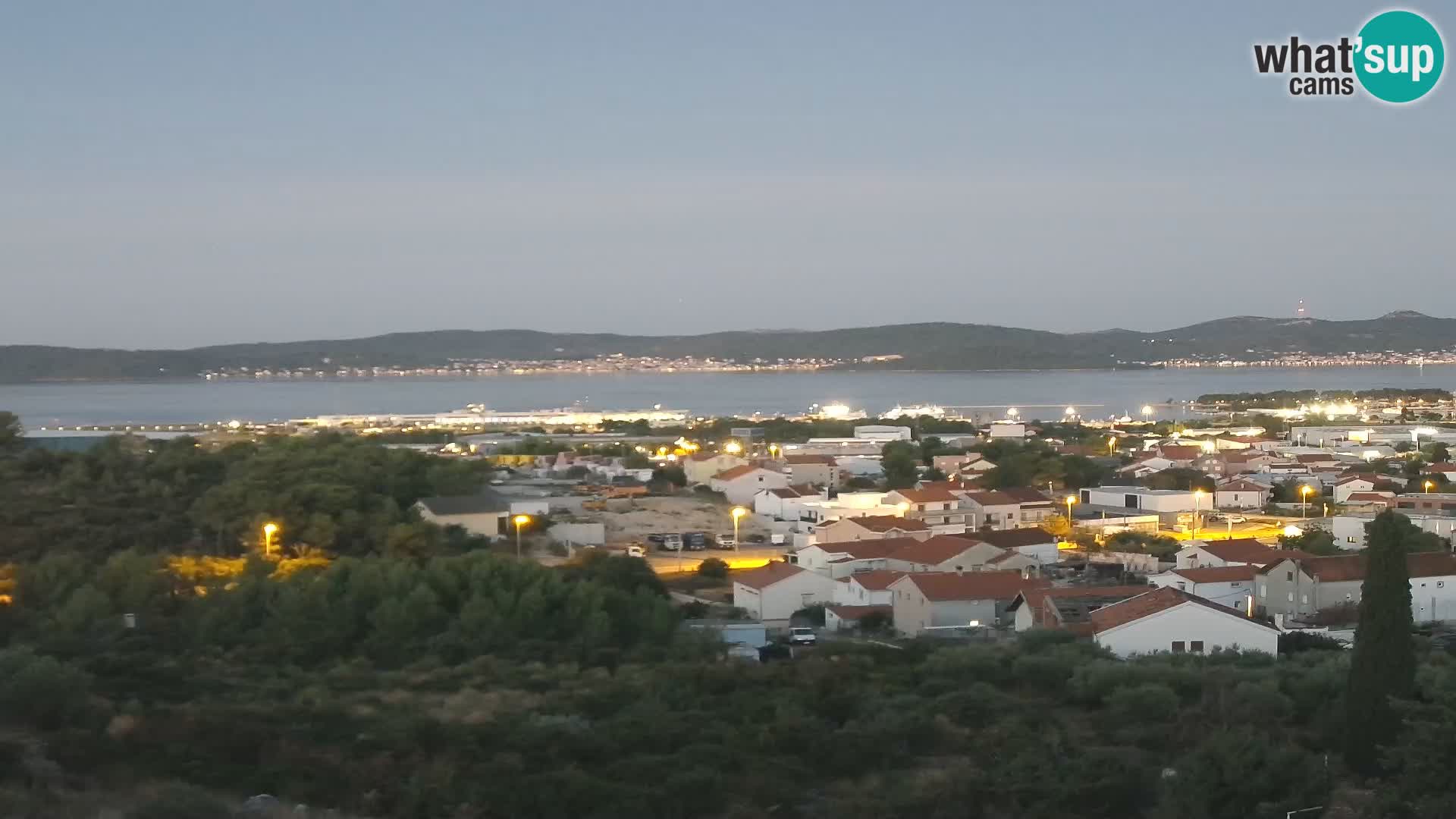 Panorama de la Webcam del Puerto Gazenica de Zadar, Zadar, Croacia