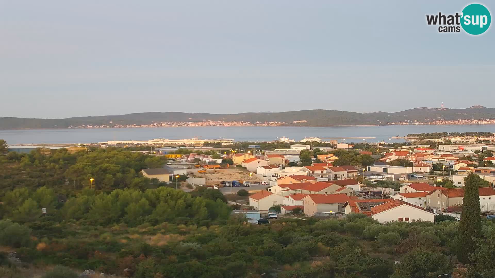 Panorama de la Webcam del Puerto Gazenica de Zadar, Zadar, Croacia