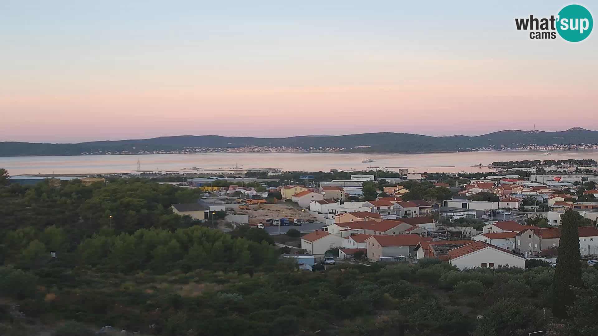 Zadar Pristanišče Gazenica s panoramsko spletno kamero, Zadar, Hrvaška