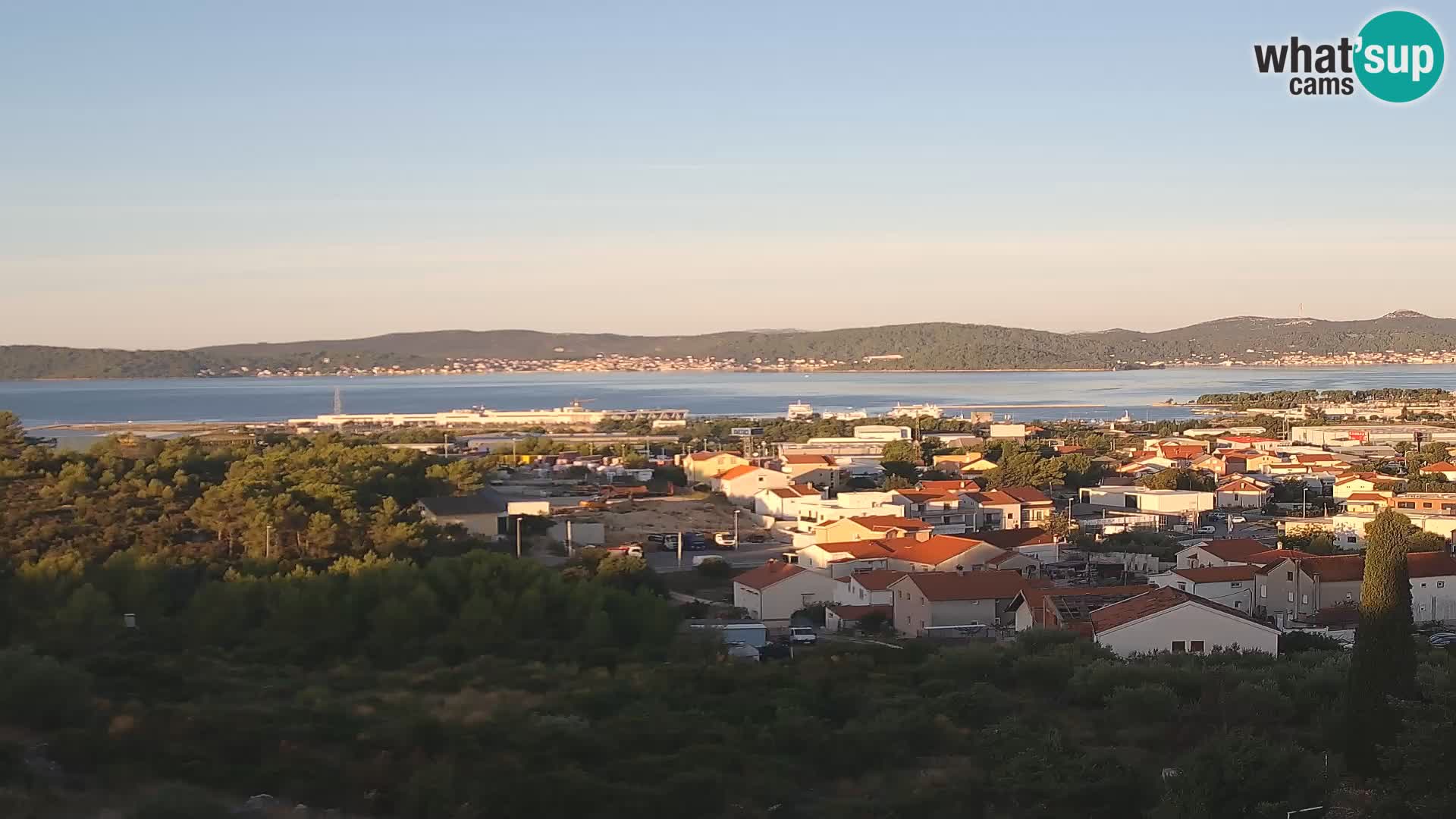 Panoramska web kamera Luke Gaženica u Zadru, Hrvatska