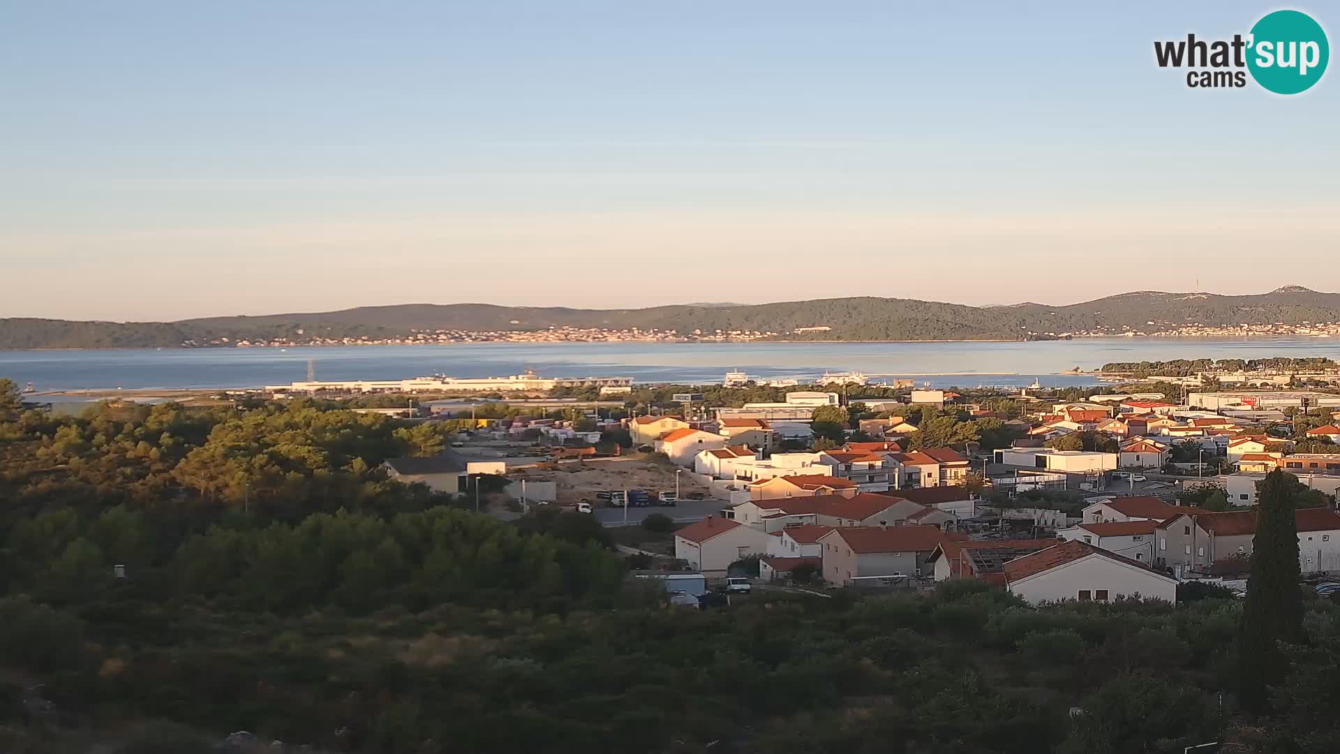 Zadar Pristanišče Gazenica s panoramsko spletno kamero, Zadar, Hrvaška