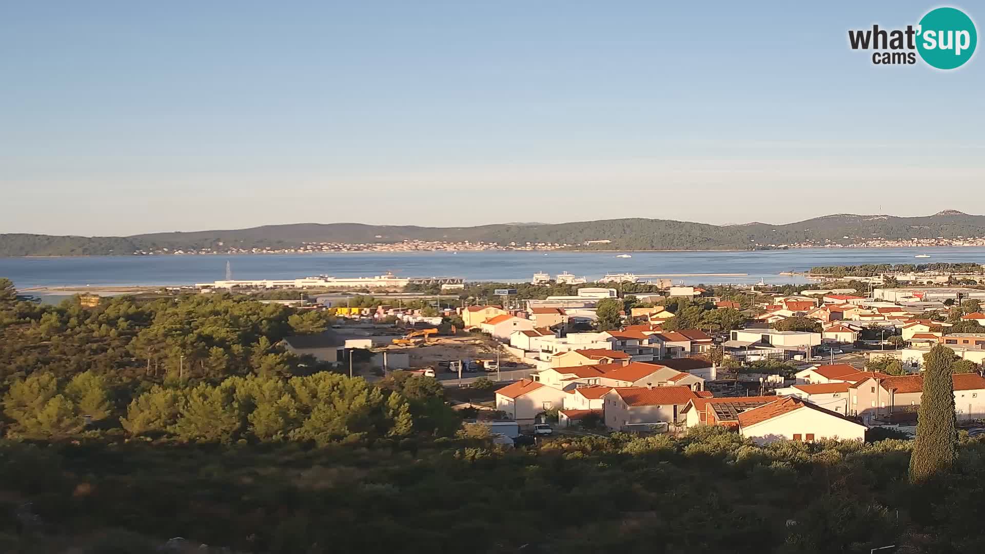 Panoramska web kamera Luke Gaženica u Zadru, Hrvatska