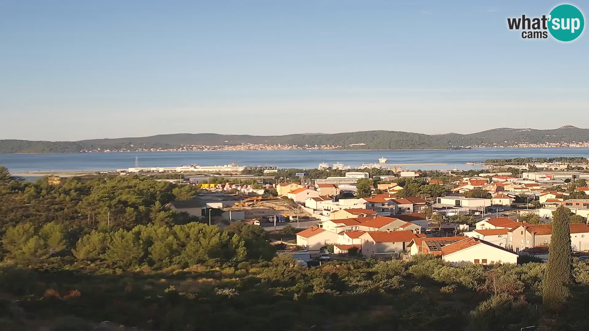 Panoramska web kamera Luke Gaženica u Zadru, Hrvatska