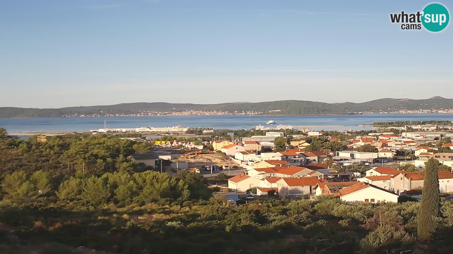 Zadar Pristanišče Gazenica s panoramsko spletno kamero, Zadar, Hrvaška