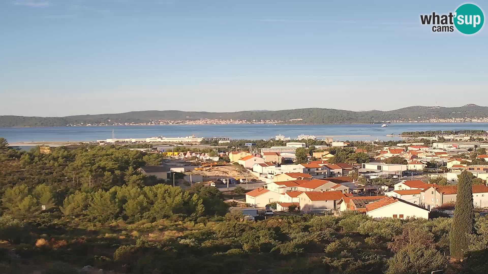 Panorama de la Webcam del Puerto Gazenica de Zadar, Zadar, Croacia