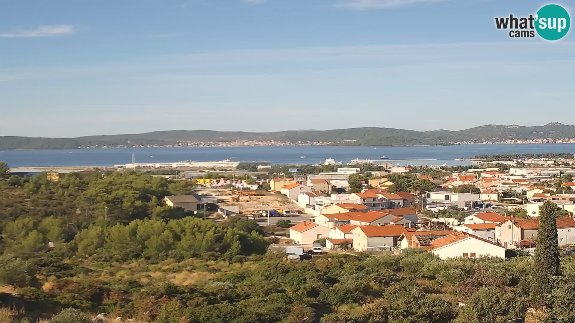 Zadar Pristanišče Gazenica s panoramsko spletno kamero, Zadar, Hrvaška