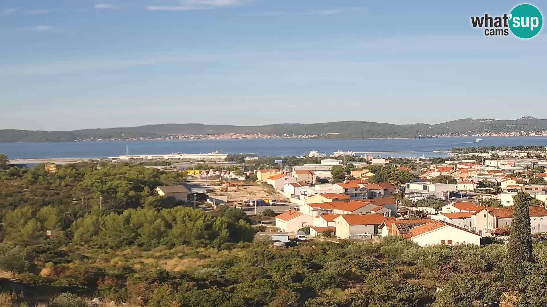 Zadar Pristanišče Gazenica s panoramsko spletno kamero, Zadar, Hrvaška