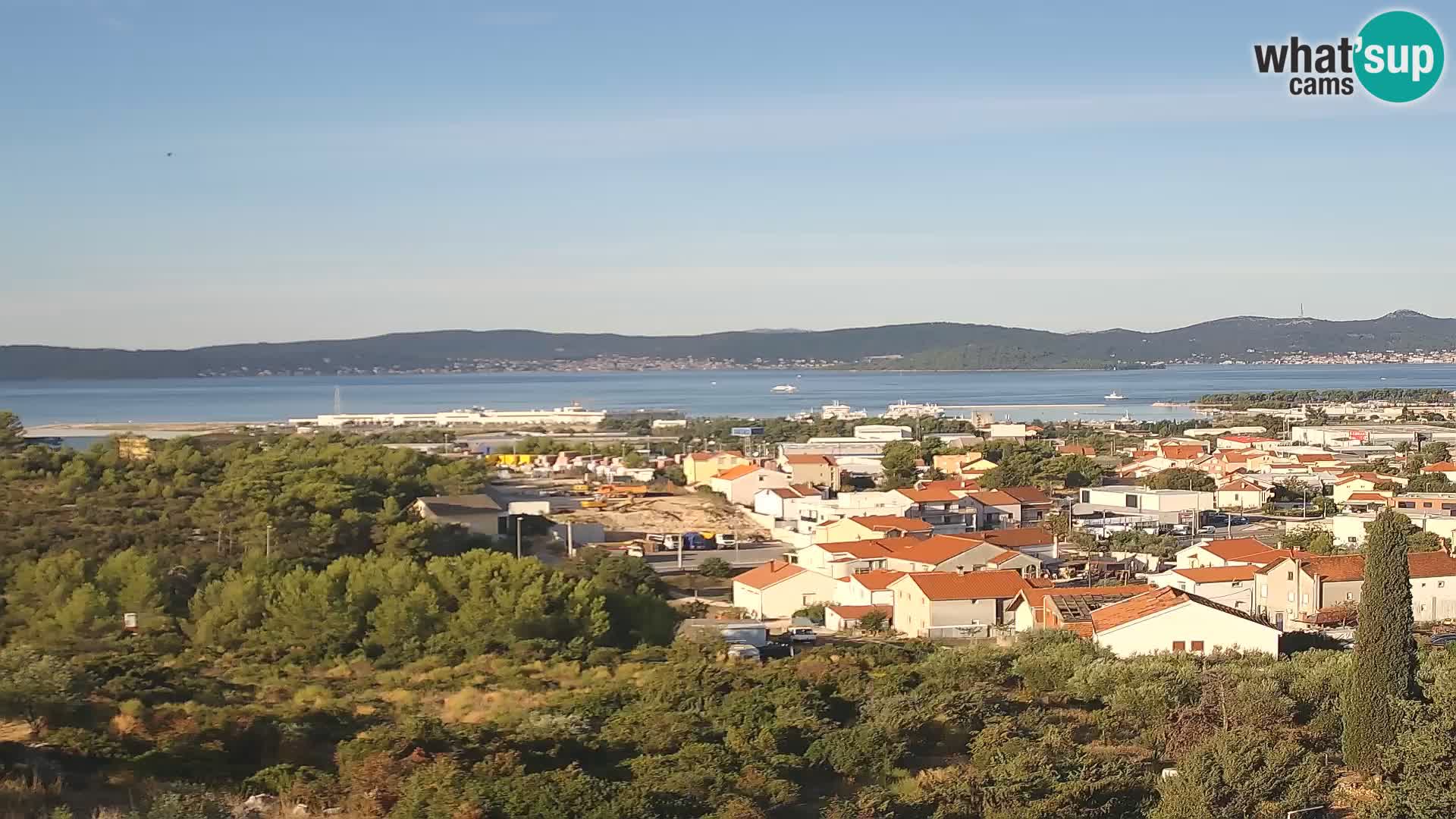 Panorama de la Webcam del Puerto Gazenica de Zadar, Zadar, Croacia