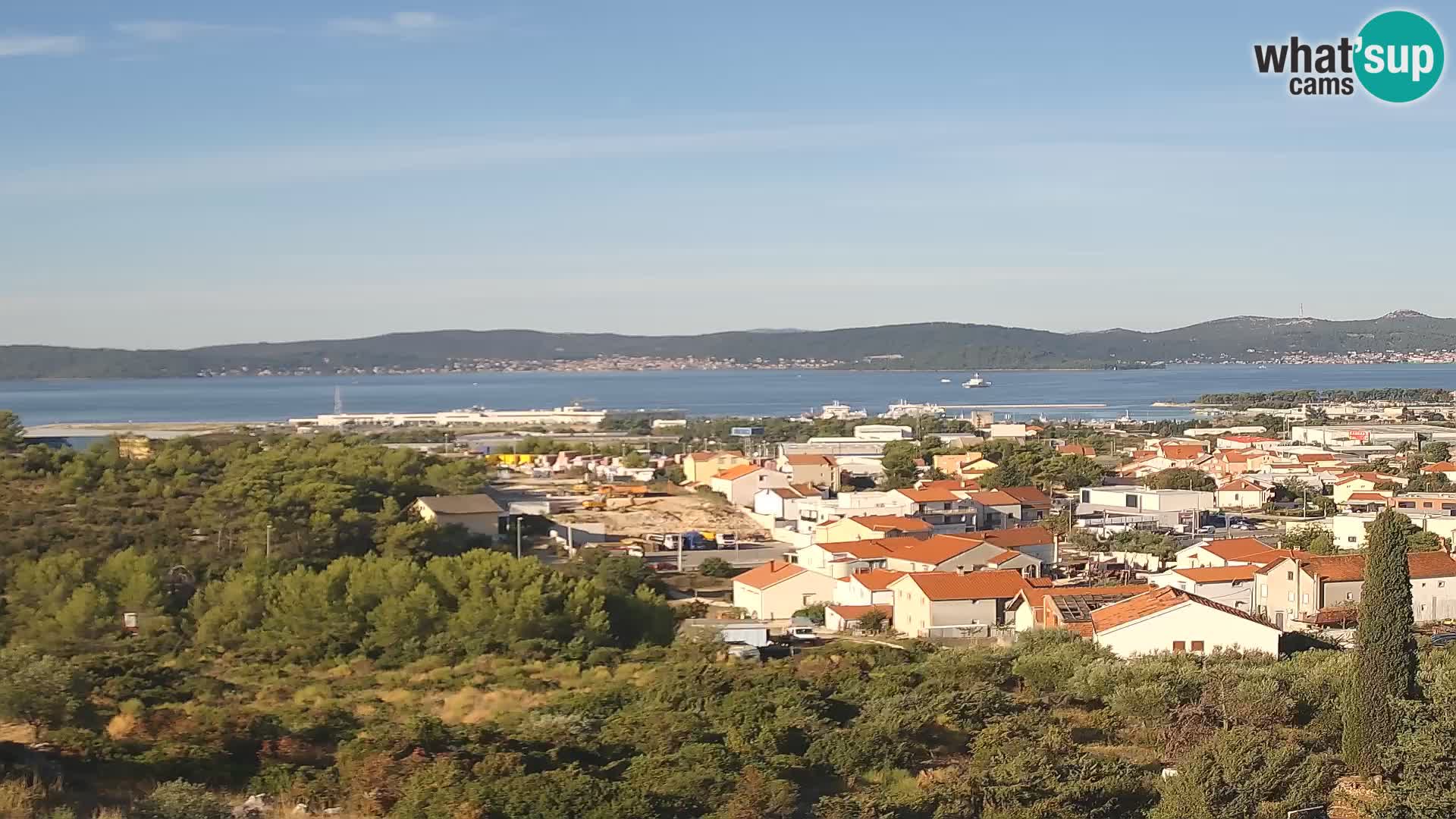 Zadar Pristanišče Gazenica s panoramsko spletno kamero, Zadar, Hrvaška