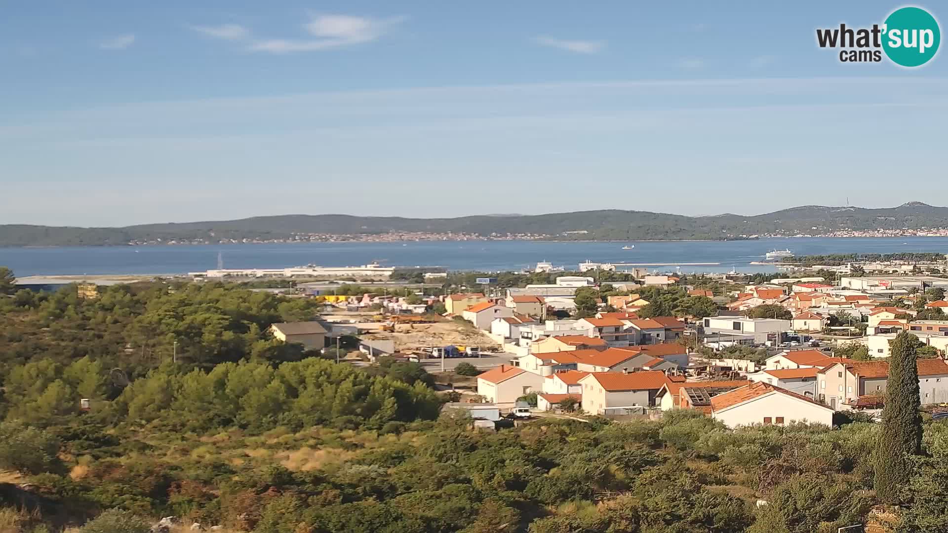 Panoramska web kamera Luke Gaženica u Zadru, Hrvatska