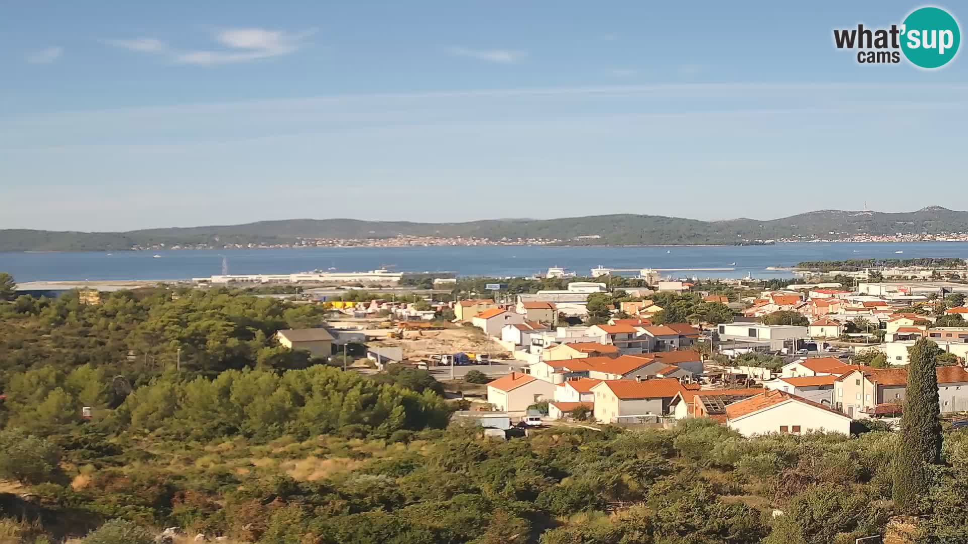 Panorama de la Webcam del Puerto Gazenica de Zadar, Zadar, Croacia