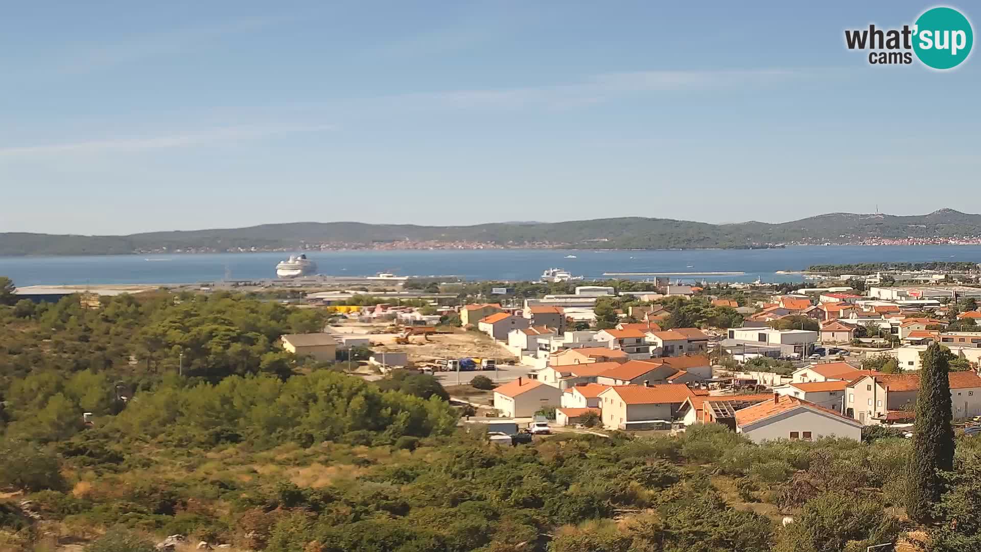 Zadar Pristanišče Gazenica s panoramsko spletno kamero, Zadar, Hrvaška