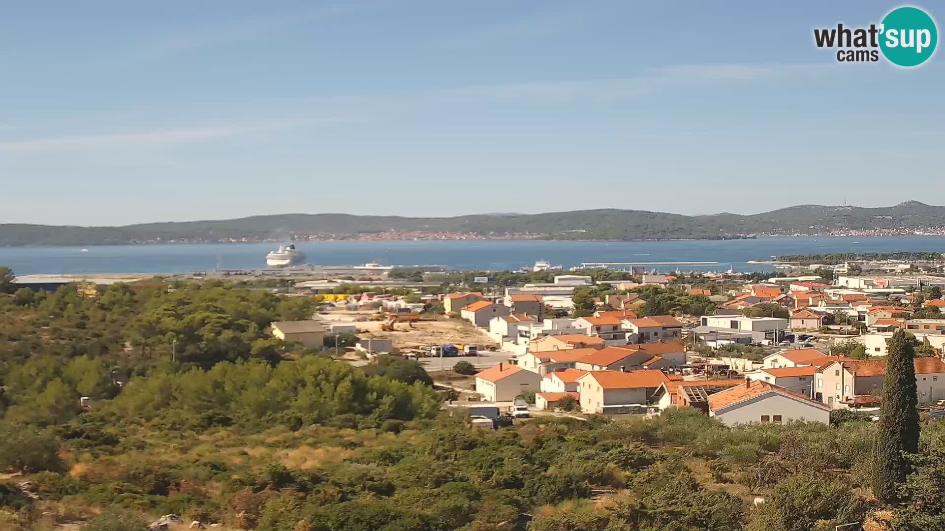 Panoramska web kamera Luke Gaženica u Zadru, Hrvatska