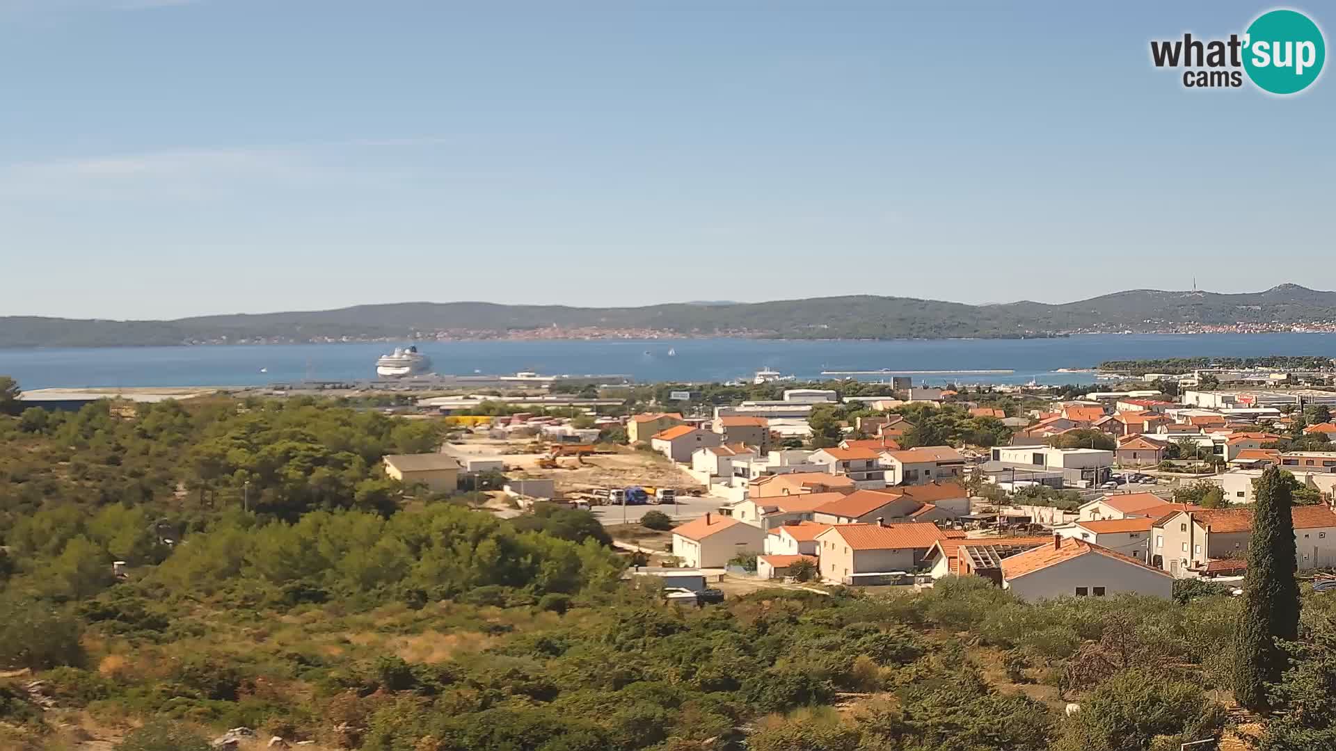 Zadar Port Gazenica Webcam Panorama, Zadar, Croatie