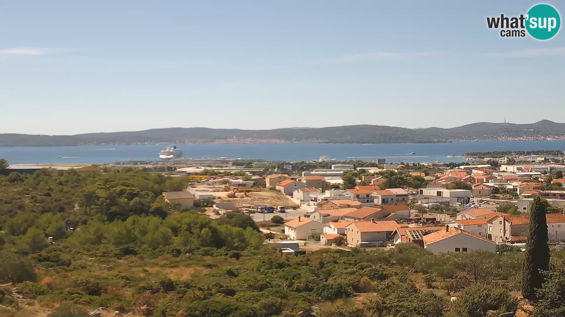 Panoramska web kamera Luke Gaženica u Zadru, Hrvatska