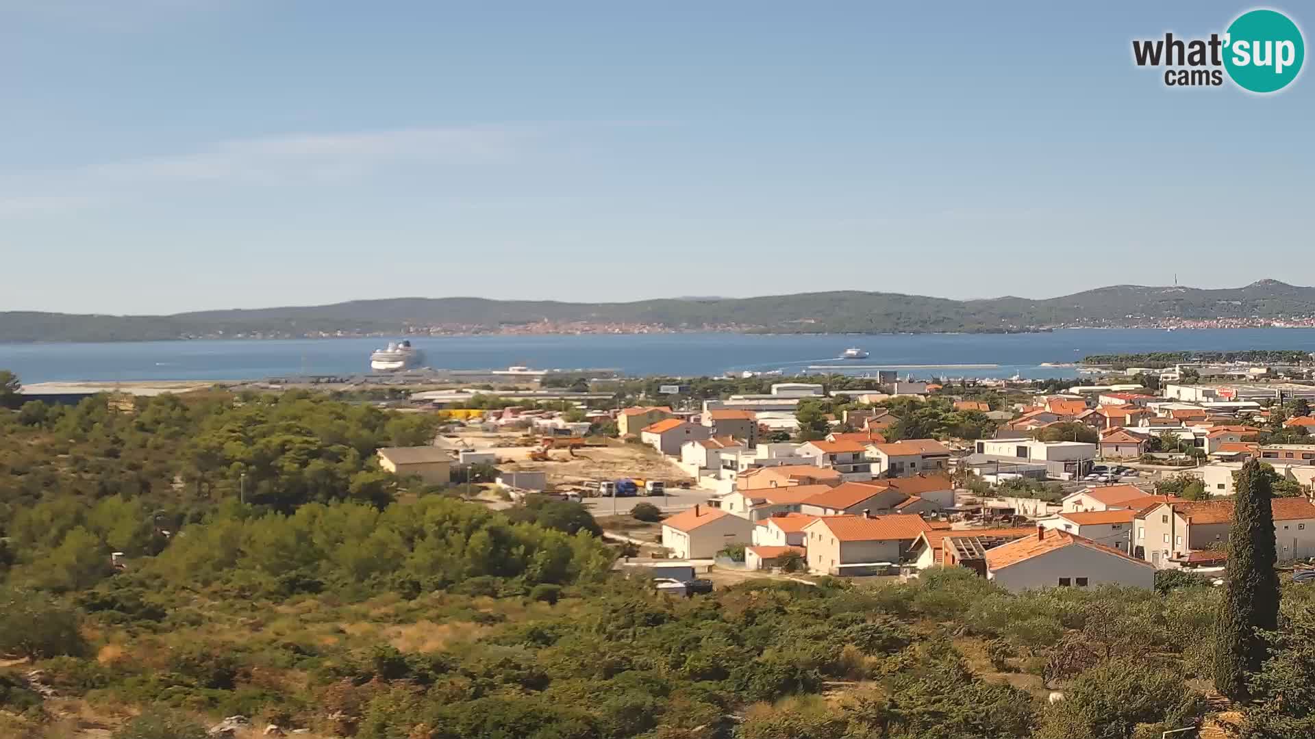 Zadar Pristanišče Gazenica s panoramsko spletno kamero, Zadar, Hrvaška