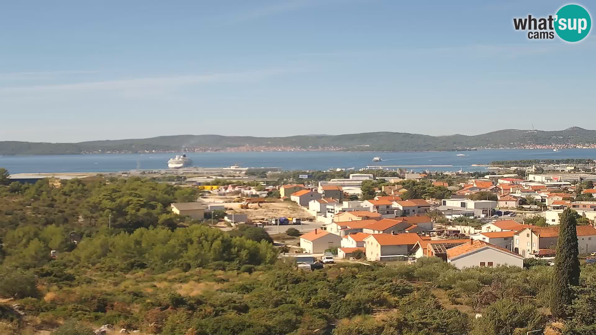 Panorama de la Webcam del Puerto Gazenica de Zadar, Zadar, Croacia