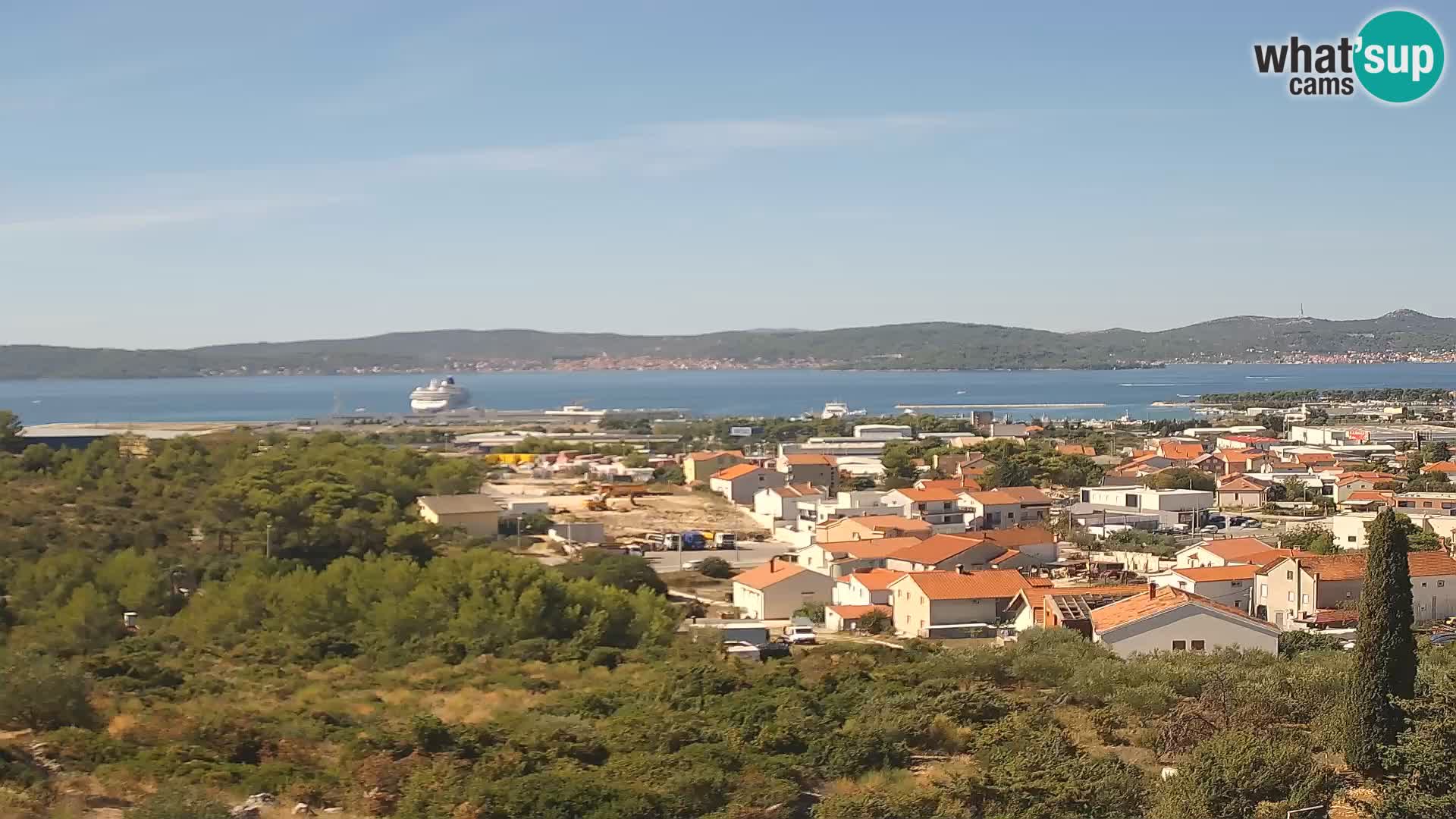 Zadar Pristanišče Gazenica s panoramsko spletno kamero, Zadar, Hrvaška